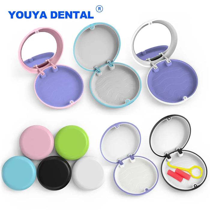 Fake Teeth Box Orthodontic Case Dental Retainer Dentisty Mouth Guard Oral Hygiene Oral Care Organizer Denture Storage Boxes