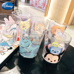 Disney Series Kids Cup Mickey Minnie Mouse Children Drink Water Milk Mug Mouthwash Cup Pooh McQueen Cartoon Teeth Cylinder Cup