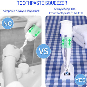 Home Toothpaste Dispenser Squeezer Manual Lazy Toothpaste Squeezer Hair Dye Cosmetic Squeezer Easy to Use Durable No Waste