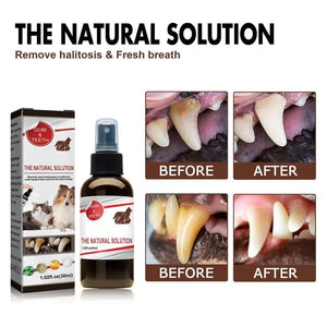 Dog Breath Spray Dental Fresh Water Spray For Dogs Dog Breath Freshener For Clean Teeth 30ml Cat Dental Care Bad Breath Cat