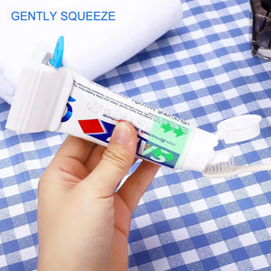 Home Toothpaste Dispenser Squeezer Manual Lazy Toothpaste Squeezer Hair Dye Cosmetic Squeezer Easy to Use Durable No Waste