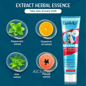 Pet Mint Maintain Healthy Gums Toothpaste Cleaning Bad Breath Dental Calculus Oral Care Supplies for Dogs and Cats