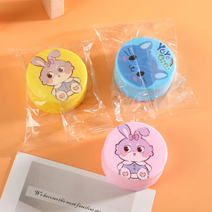 Portable Cup Excellent Material Portable Mouthwash Cup Blue Cartoon Retractable Cup Durable Foldable Mouthwash Cup Easy To Carry