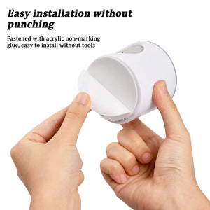 Electric Toothbrush Holder Wall Mounted Storage Rack Toothbrush Storage Organizer Adhesive Toothbrush Holder Bathroom Accessorie