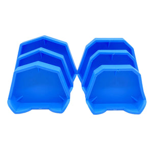 2Pcs 3 Sizes Dental Model Base Set Dental Mold Plaster Base Denture Tray Oral Hygiene Care Dental Lab Former Base Kit dental lab