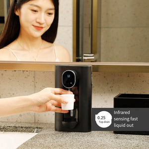540ML Smart Mouthwash Dispenser Pump Wireless Wall Mounted USB Electric Automatic Inductive Mouth Washing Machine with Cup Home