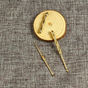 Portable Multifunctional Ear Spoon Toothpick Combination Pure Brass Toothpick Ear Spoon Stronger Than Dental Floss Tool