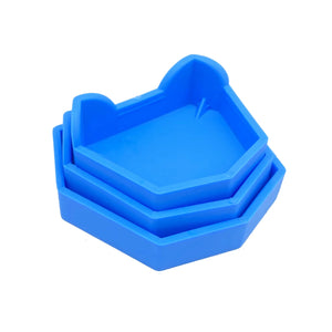 2Pcs 3 Sizes Dental Model Base Set Dental Mold Plaster Base Denture Tray Oral Hygiene Care Dental Lab Former Base Kit dental lab