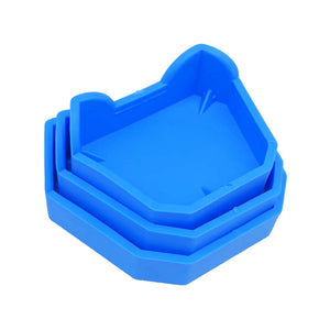 2Pcs 3 Sizes Dental Model Base Set Dental Mold Plaster Base Denture Tray Oral Hygiene Care Dental Lab Former Base Kit dental lab