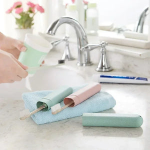 Toothbrush Box Holder Cover Bathroom Accessories Travel Storage Dust-proof Case  portable bathroom for camping