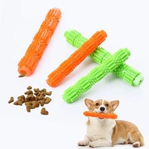 Pet Toy Dog Teething Stick Leaky Food Molar Stick Dogs Clean Care Oral Toothbrush Pet Training Gnawing  Interactive Supplies