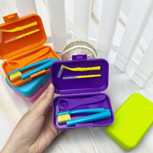 Oral Care Brush Orthodontic Kits Tongue Cleaning Tool Teeth Interdental Cleaners Brushes Oral Hygiene To Keep Fresh Breath