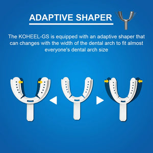 Anti Bruxism Moldable Mouth Guard 5Pcs Dental Braces Koheel-GS Night Teeth Grinding for Sleep 2 Sizes With Forming Tray and Box