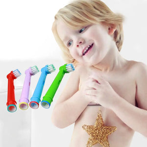 4pcs Kids Children Electric Toothbrush Head For Oral B EB-10A Toothbrush Replacement Brush Heads Oral Hygiene Clean Brush Head