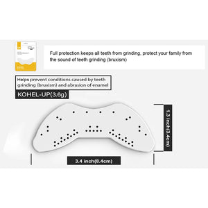 Koheel UP 1PC Stops Bruxism Lightweight Durability Braces Moldable Dental Mouth Guard for Nighttime Anti Teeth Grinding