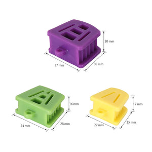 Denspay Dental Occlusal Pad Rubber Bite Opener Blocks Mouth Prop Large Medium Small Orthodontic Supplies Dental Tools Materials