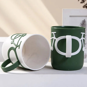 1pc Household Mouthwash Cup Couple Bike Handle Brushing Cup Washing Cup Simple in Student Dormitory Bathroom Tumblers Cups
