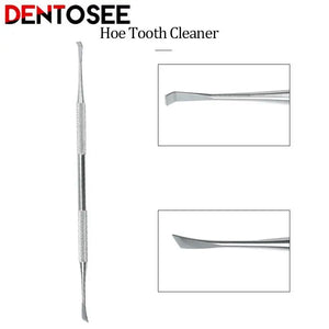 Dentist Clean Tools Dental Mirror Double Probe /sickle /hoe Tooth Cleaner Stainless Steel Dental Tool Products Oral Care Kit
