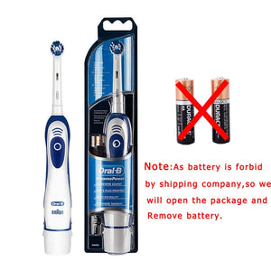 Oral B Sonic Electric Toothbrush Battery Powered 2D Rotating Tooth Brush Oral Hygiene Dental Teeth with Replaceable Heads