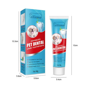 60 G Pet Toothpaste Fresh Edible Remove Bad Breath Tartar Dental Calculus For Dogs Cats Pet Dental Care Supplies