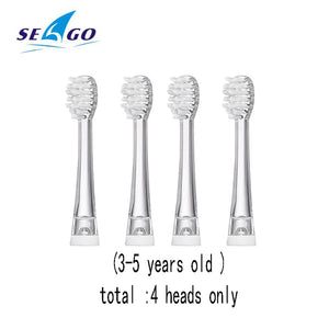 Kids Toothbrush Heads YCSG-831/832 For Sonic Electric Toothbrush EK6/513 Children Replacement Brush Head Ultral Soft 2PCS/4PCS