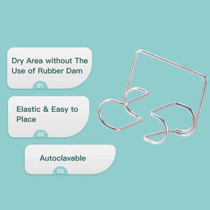 1Box (4pcs/box) JOY DENTAL Cotton Roll Holder Dental Orthodontic Clip Clinic Lab Supplies Tools Cotton Holder