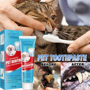 60 G Pet Toothpaste Fresh Edible Remove Bad Breath Tartar Dental Calculus For Dogs Cats Pet Dental Care Supplies