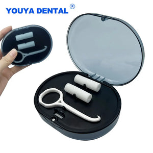 2 layers Retainer Case Dental False Teeth Storage Box Waterproof Mouth Guard Invisible Denture Box Portable Organizer Oral Care
