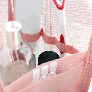 Travel Portable Makeup Brush Toothbrush Toothpaste Storage Bag Case Container Bathroom Accessories