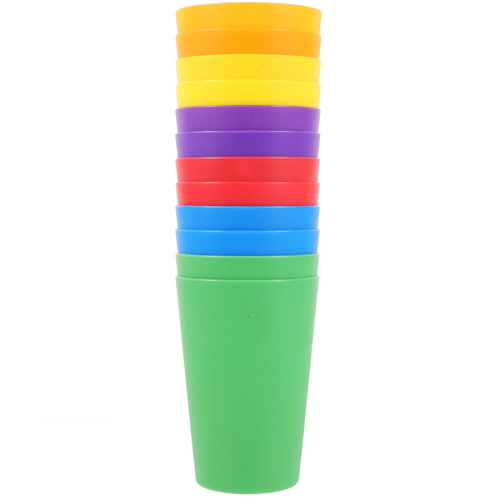12 Pcs Plastic Cup Durable Drinking Kids Toys Water Pp Mug Tooth Brush Child Outdoor