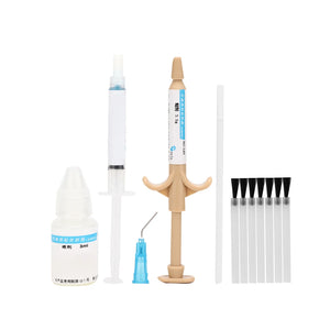 Pro Dental Bracket Adhesive Set Orthodontic Teeth Enamel Bonding Glue Self Curing Resin Material Dentist Clinic Soft Gel Supply