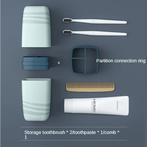 Portable Wash Cup Toothbrush Cup Mouthwash Cup Toothbrush Household Set Tooth Cylinder  Toothbrush Toothpaste Storage Box