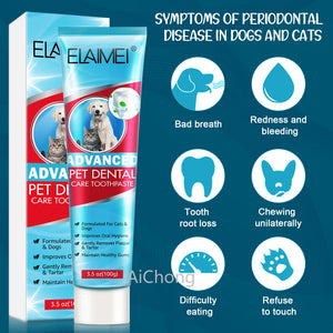 Pet Mint Maintain Healthy Gums Toothpaste Cleaning Bad Breath Dental Calculus Oral Care Supplies for Dogs and Cats