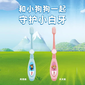 Paw Patrol Kids Toothbrush SPIN MASTER Puppy Rescue Cartoon Printed Chase Skye Daily Use Soft Bristles Children Toothbrush Gifts