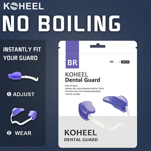 2 PCS Mouth Guard for Teeth Grinding Adjustable Night Dental guard Stops Bruxism Koheel-BR Sleep Aid with box