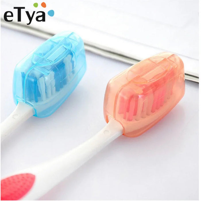 5pcs/set Portable Travel Toothbrush Case Cover Men Women Toothbrush Packing Organizer Waterproof Dustproof Protect Box