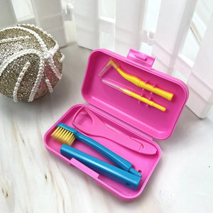 Oral Care Brush Orthodontic Kits Tongue Cleaning Tool Teeth Interdental Cleaners Brushes Oral Hygiene To Keep Fresh Breath