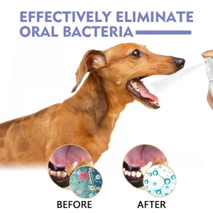 3pcs  Dog tooth Sprays Remove tooth stains and bad breath for cats and dogs Fresh pet oral Care dental spray deodorant