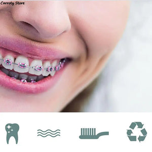 8pcs/set Oral Cleaning Care Dental Teeth Orthodontic Kits Whitening Tool Portable Outdoor Suit Interdental BrushOral Care
