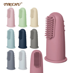 5pcs Baby Toothbrush Silicone 360 Degree Soft Finger Toothbrush Child Teethers Brush Silicone Kids Teeth Oral Care Cleaning