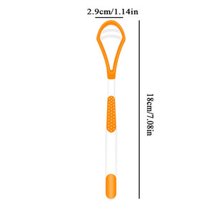 Tongue Cleaner For Adult Reusable Double-sided Tongue Cleaning Scraper Brush Professional Tongue Cleaner Oral Care Tools