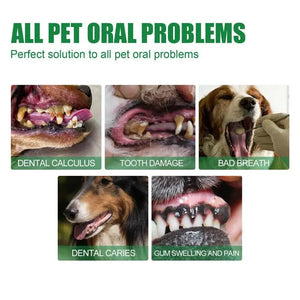 Dog Teeth Cleaning Spray Dog Dental Spray For Healthy Dog Teeth 30ml Dog Breath Freshener To Eliminate Bad Dog Breath & Bad Cat