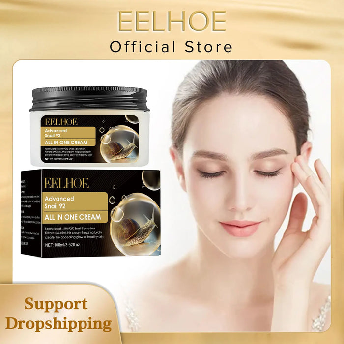 Snail Face Cream Anti Redness Pimple Removal Shrink Pores Repair Sensitive Skin Replenishing Moisturizer Acne Treatment Cream