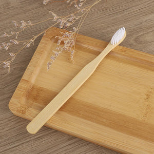 50/100PCS Hard Toothbrush Bamboo Toothbrush for Adult Manual Toothbrsuh Hard Bristles with individual paper bag for travel hotel