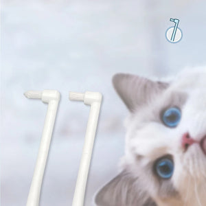 Universal Pet Toothbrush Burrs-free Soft Hair Tooth Brush For Dog Cat Oral Cleaning Tools