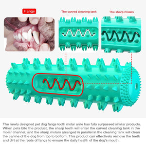 Dog Molar Toothbrush Toys Chew Cleaning Teeth Elasticity Soft Puppy Dental Care Extra-tough Pet Cleaning Toy Supplies Dog toys