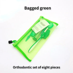 Dental Teeth Orthodontic Protective Floss Thread Wax Foldable Toothbrush Interdental Brush Oral Care Cleaning Kits Whitening New