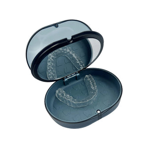 Dental Aligner Case Invisible Denture Cleaning Tooth Storage Mouth Guard Orthodontic Braces Organizer Oral Hygiene Supplies Tray