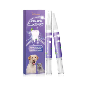 Pet Teeth Cleaning Pen Dog Cat Tartar Plaque Remover Freshen Breath Clean Tooth Stains Deodorant Repair Gum Pet Oral Care Gel