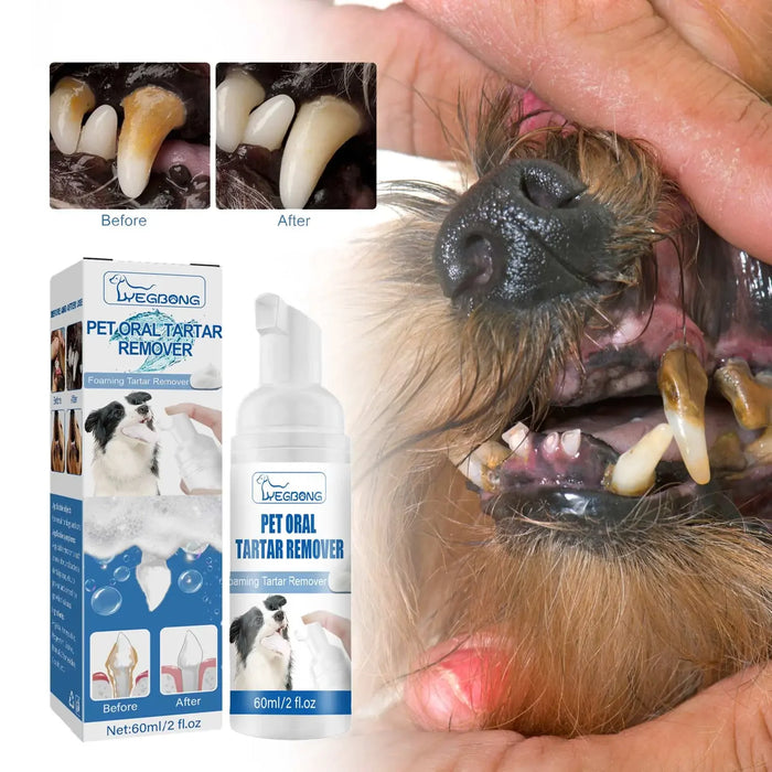 Pet Oral Spray Dental Dirt Remover Cat Teeth Cleaning Breath Freshener Remove Dog Plaque Bad Smell Mouth Harmless Healthy Care